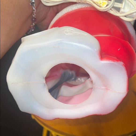 Vintage Christmas 1968 Empire Plastics Santa Blowmold. - Picture 5 of 5